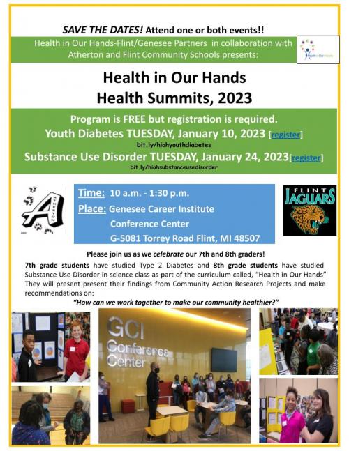 Health in Our Hands Health Summits 2023 Health in Our Hands Health Summits 2023